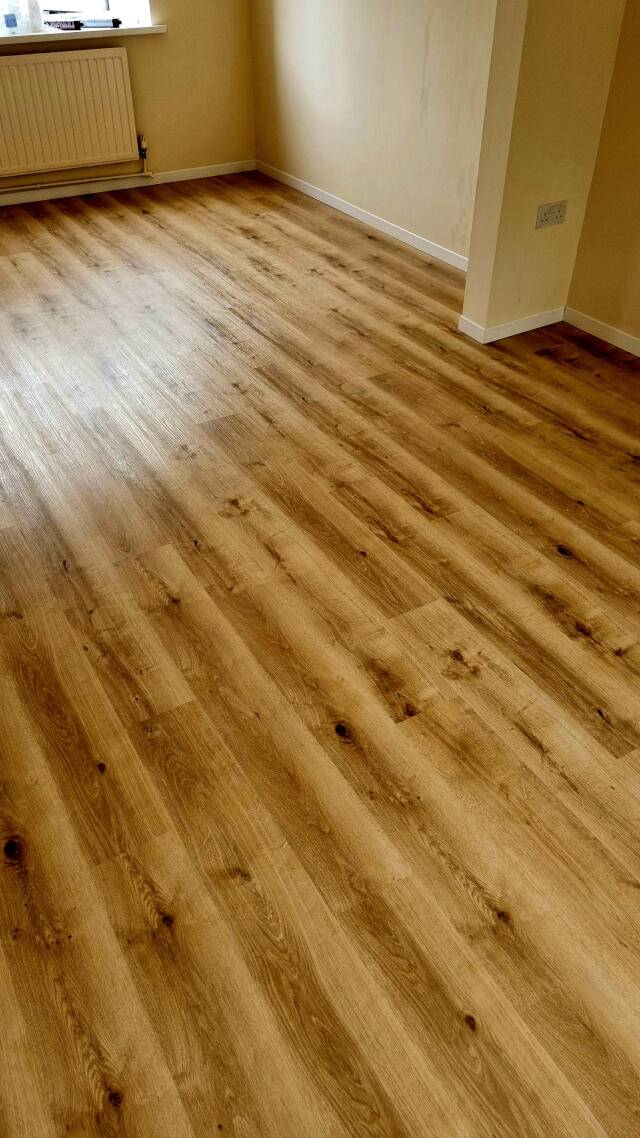 new wooden flooring